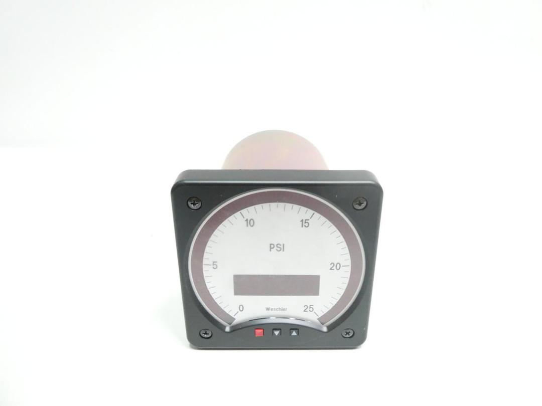 WESCHLER BG241 4B3X1PAK1WXXXXX BARGRAPH DIGITAL PRESSURE METER 0-25PSI 120V-AC