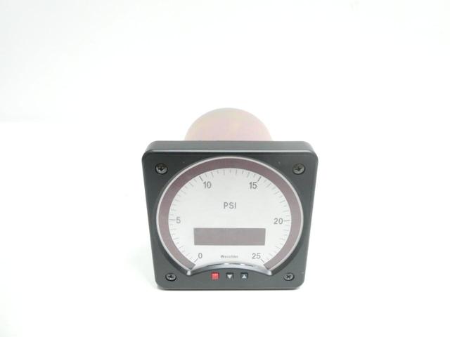WESCHLER BG241 4B3X1PAK1WXXXXX BARGRAPH DIGITAL PRESSURE METER 0-25PSI 120V-AC