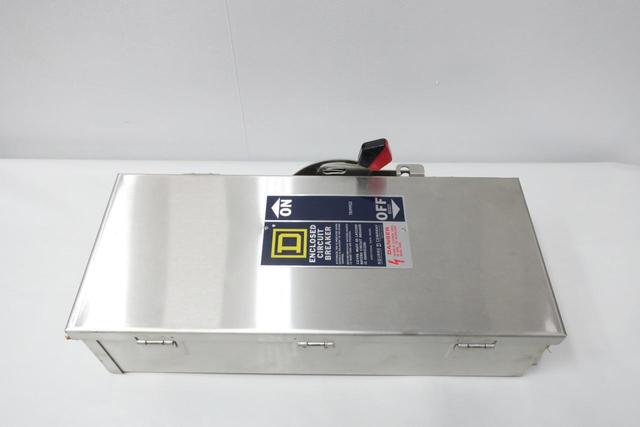 SQUARE D FA-100-DS DISCONNECT SWITCH ENCLOSURE 100A