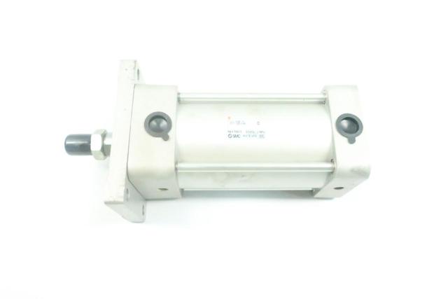 SMC NCDA1F325-0400 DOUBLE ACTING PNEUMATIC CYLINDER 3-1/4IN 4IN 250PSI