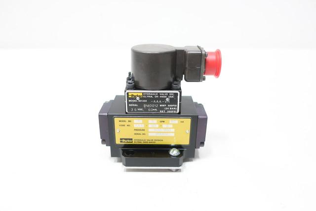 PARKER BD15AAAVD5 TWO-STAGE TORQUE MOTOR SERVO VALVE 1400-1950PSI 3.6V-DC