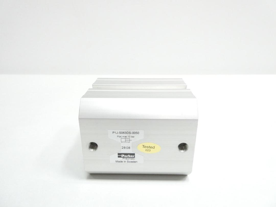 PARKER P1J-S063DS-0050 DOUBLE ACTING PNEUMATIC CYLINDER 63MM 50MM 10BAR