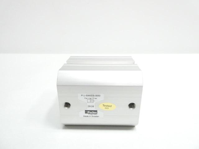 PARKER P1J-S063DS-0050 DOUBLE ACTING PNEUMATIC CYLINDER 63MM 50MM 10BAR