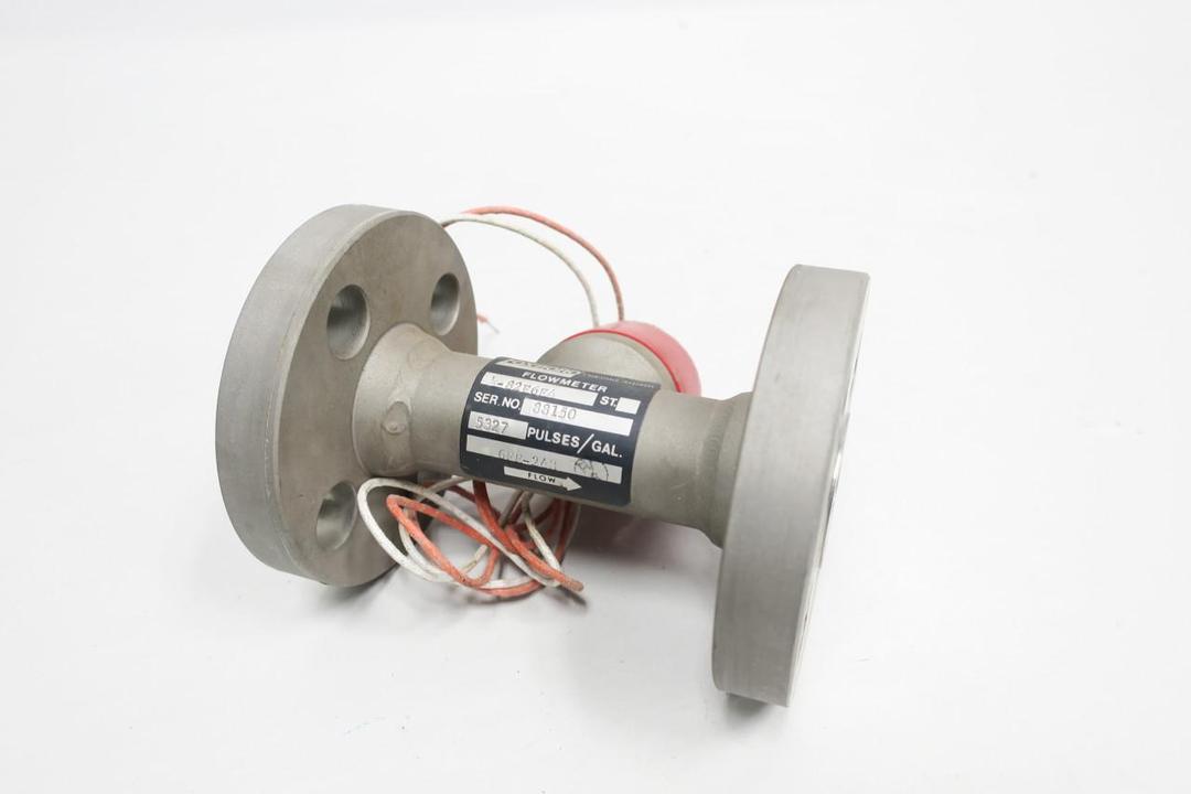 FOXBORO 1/2-82F6E4 VORTEX FLOW METER 5327PULSES/GAL 1/2IN