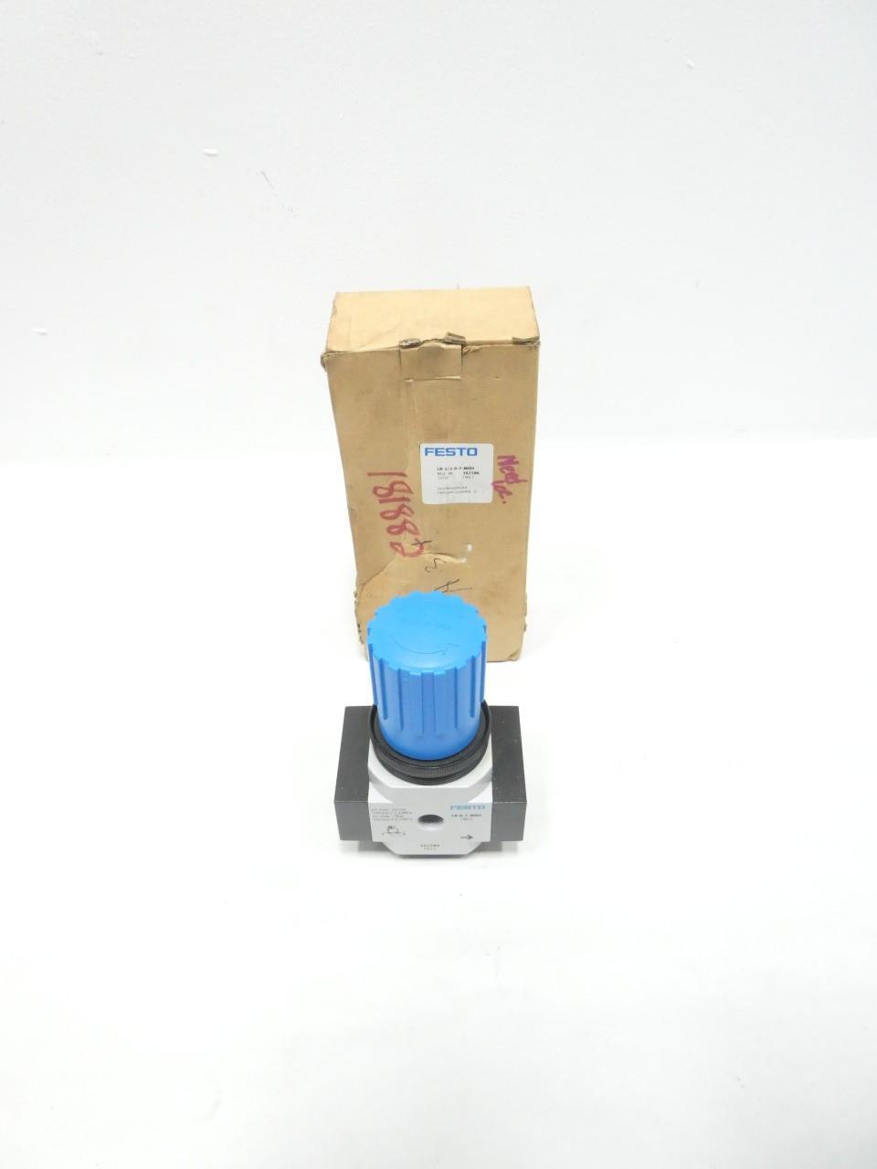 FESTO LR-1/2-D-7-MIDI 162586 1/2IN NPT PRESSURE REGULATOR VALVE