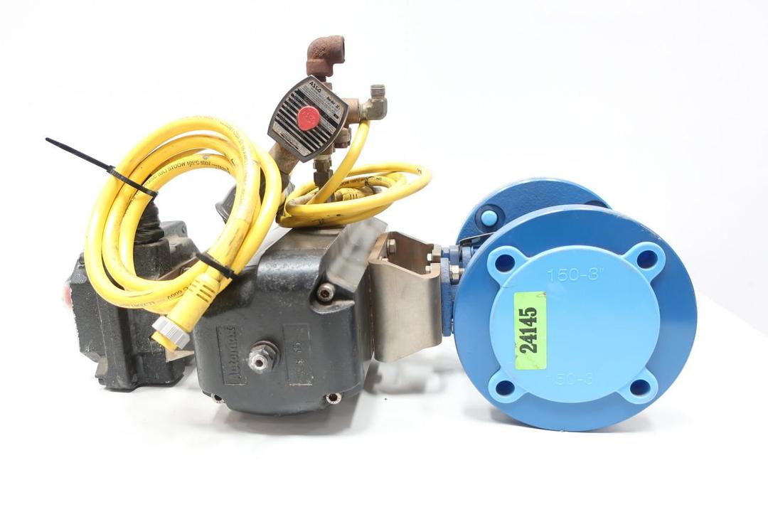 QUADRANT F1RCSRRLH1F300-Z1 B115S10 PNEUMATIC STEEL FLANGED CONTROL VALVE 3IN 150