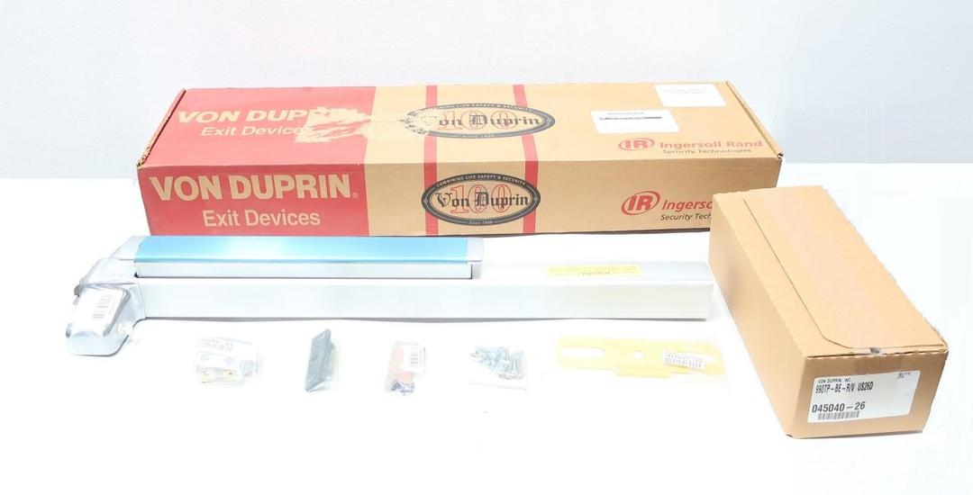 VON DUPRIN RX-XP98TP-F-BE990TP-626 3FT PUSH BAR TOUCHBAR MONITOR EXIT DEVICE