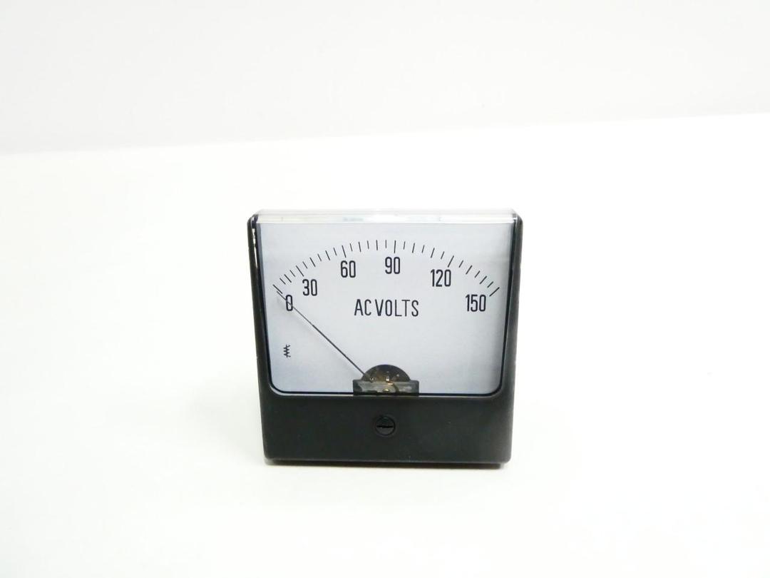 GRAINGER 12G406 ANALOG PANEL METER 0-150V-AC