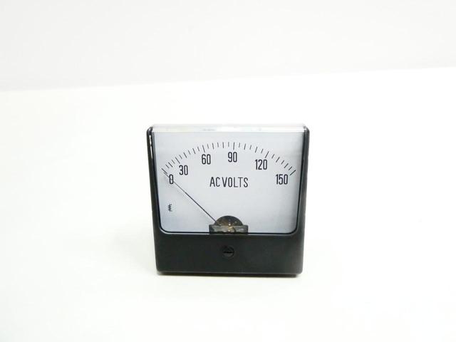 GRAINGER 12G406 ANALOG PANEL METER 0-150V-AC