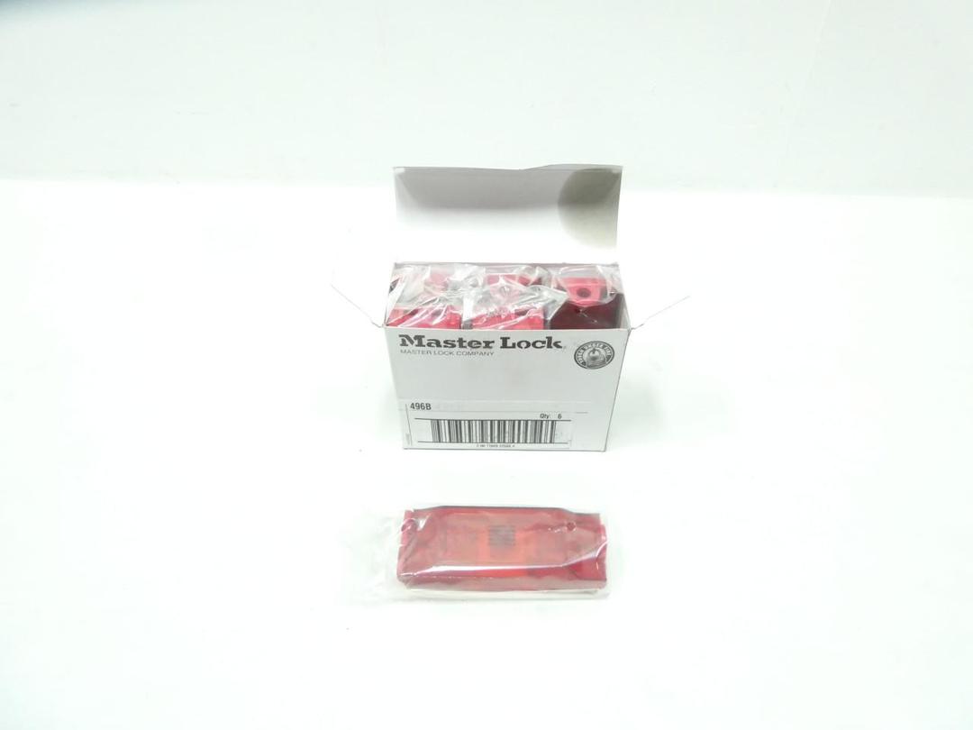 BOX OF 6 MASTER LOCK 496B UNIVERSAL WALL SWITCH COVER