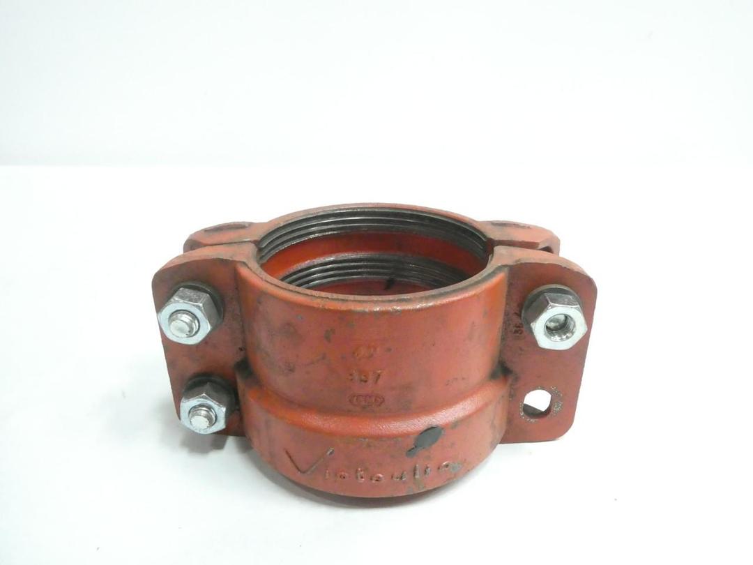 VICTAULIC 997 IRON PIPE COUPLING 4IN