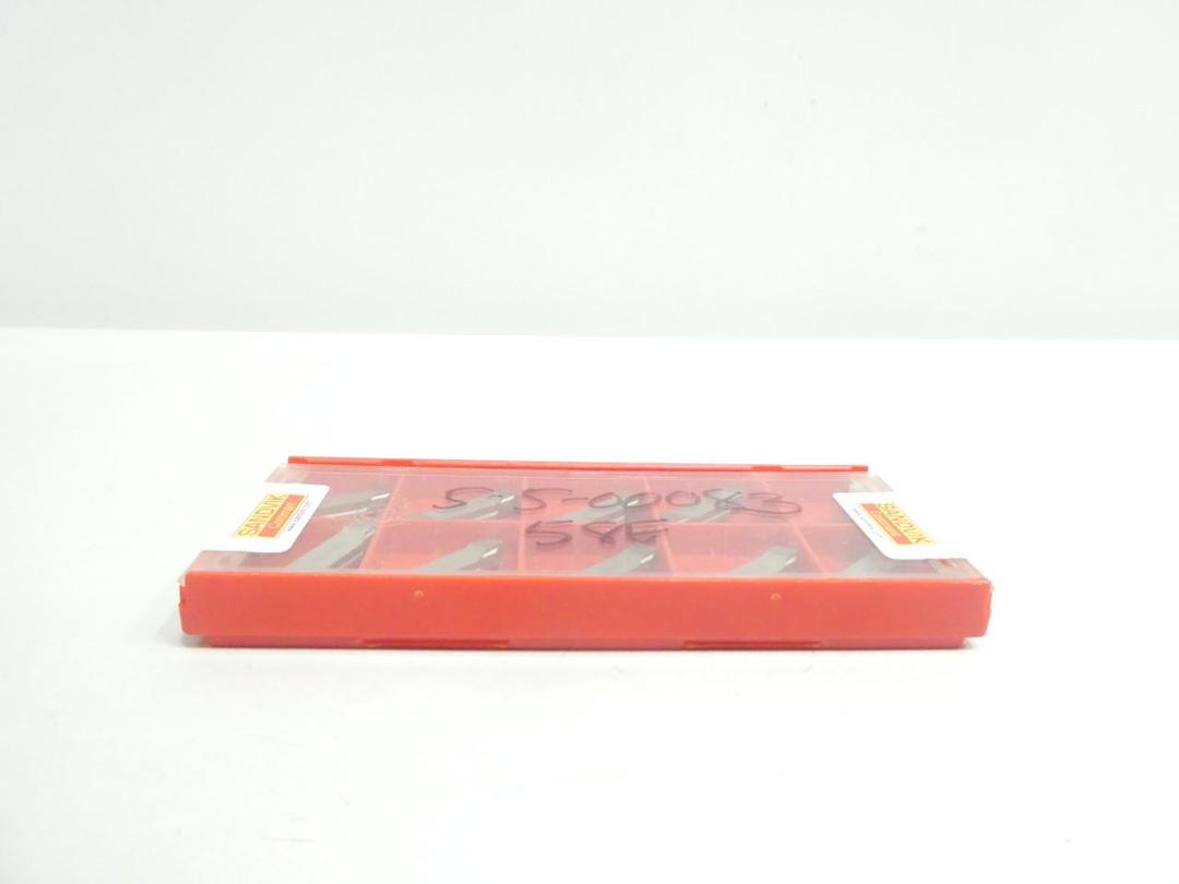 PACK OF 10 SANDVIK N123H2-0500-0002-GF H13A CARBIDE INSERT