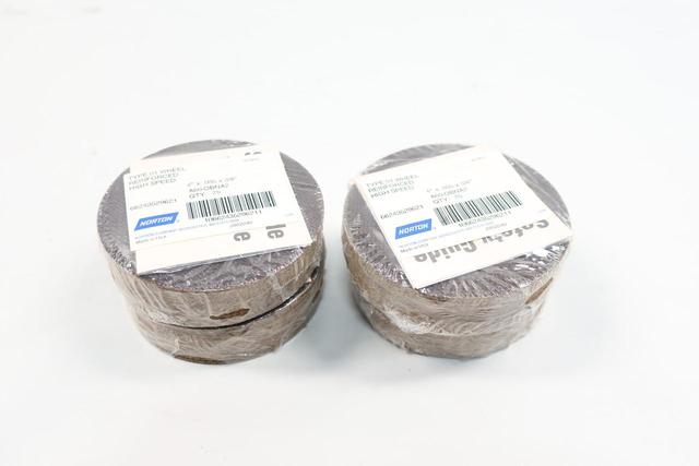 BOX OF 100 NORTON A60-OBNA2 TYPE 01 HIGH SPEED CUT-OFF WHEEL 3/8IN 4IN 0.035IN