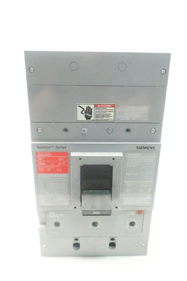SIEMENS CMD63B800 MOLDED CASE CIRCUIT BREAKER 3P 800A AMP 600V-AC