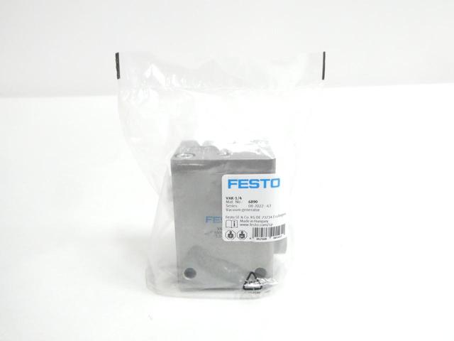FESTO VAK-1/4 6890 VACUUM GENERATOR 10BAR