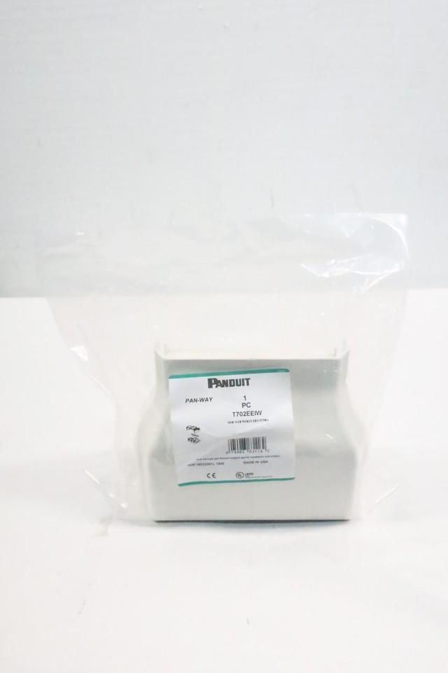 PANDUIT T702EEIW PAN-WAY TWIN 70 ENTRANCE END FITTING