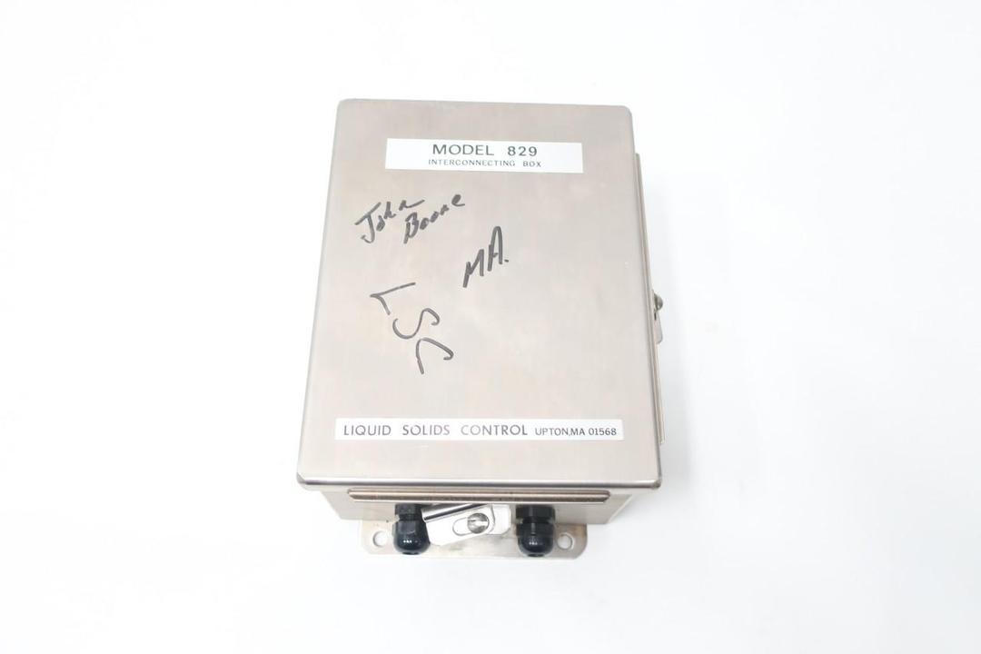 LIQUID SOLIDS CONTROL 829 INTERCONNECTING BOX