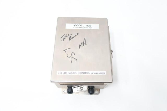 LIQUID SOLIDS CONTROL 829 INTERCONNECTING BOX