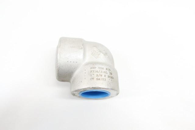 ASP B16 STAINLESS PIPE ELBOW 1IN S/W X 1IN NPT