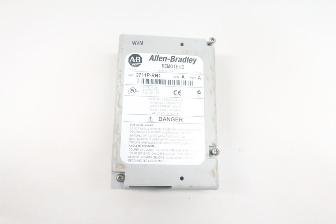ALLEN BRADLEY 2711P-RN1 COMMUNICATION MODULE SER A