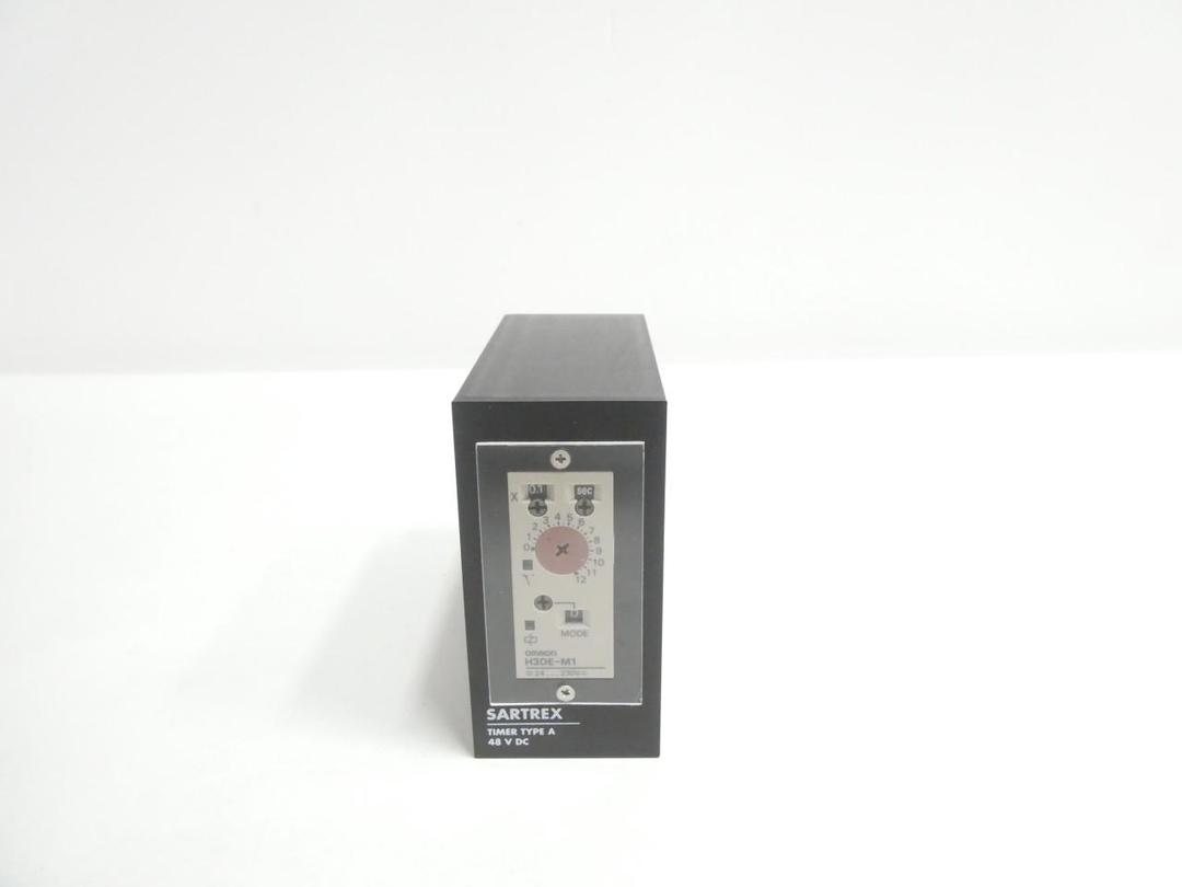 SARTREX 971010 OMRON H3DE-M1 REVERSE DELAY TIMER 48V-DC