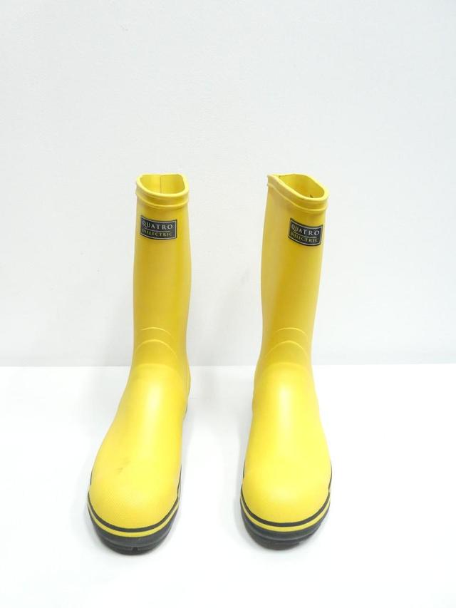 QUATRO FQD114 SKELLERUP SIZE 14 YELLOW RUBBER SAFETY BOOT