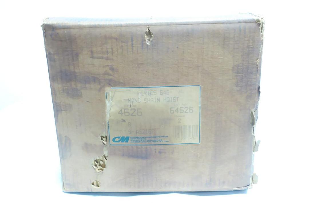 CM COLUMBUS MCKINNON 64626 4626 SERIES 646 HAND CHAIN HOIST 2TON