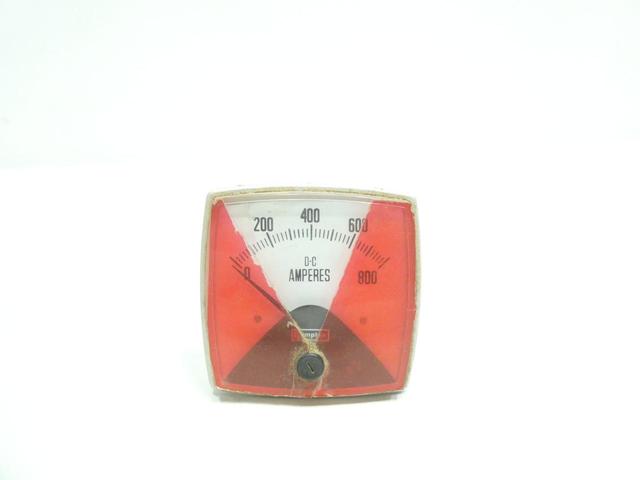 CROMPTON 016-01AA-ECSN AMMETER 0-800DC AMPERES