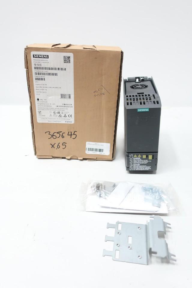 SIEMENS 6SL3210-1KE12-3AF2 SINAMICS G120C PN FREQUENCY CONVERTER 0-480VAC 0.75KW