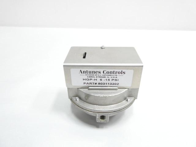 ANTUNES CONTROLS HGP-H 803113202 PRESSURE SWITCH 6-15PSI