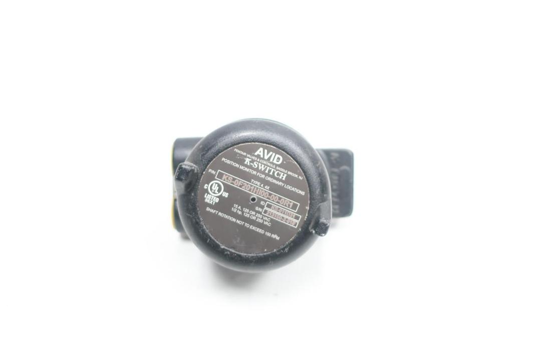 PENTAIR KS-0F201HI00-00-0R1 K-SWITCH POSITION MONITOR LIMIT SWITCH 125/250V-AC