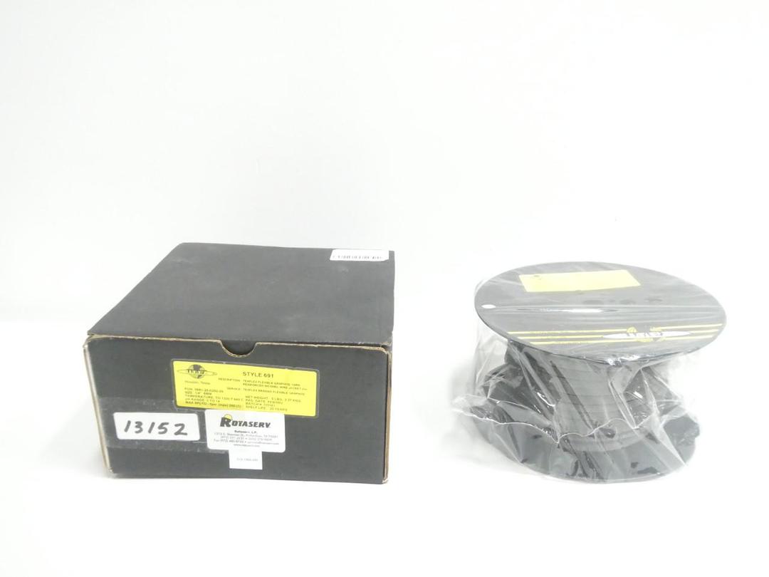 UTEX 0691-25-0250-05 691 TEXFLEX FLEXIBLE GRAPHITE YARN WIRE JACKET 1/4IN 5LB