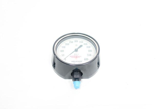 HELICOID F4A1G5A000000 PRESSURE GAUGE 4-1/2IN 0-600PSI 1/4IN NPT