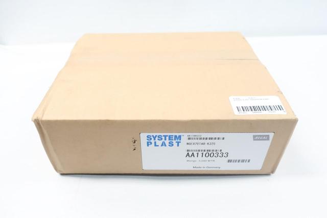 SYSTEM PLAST AA1100333 NGE879TAB-K325 CONVEYOR CHAIN 10FT 3-1/4IN 1-1/2IN