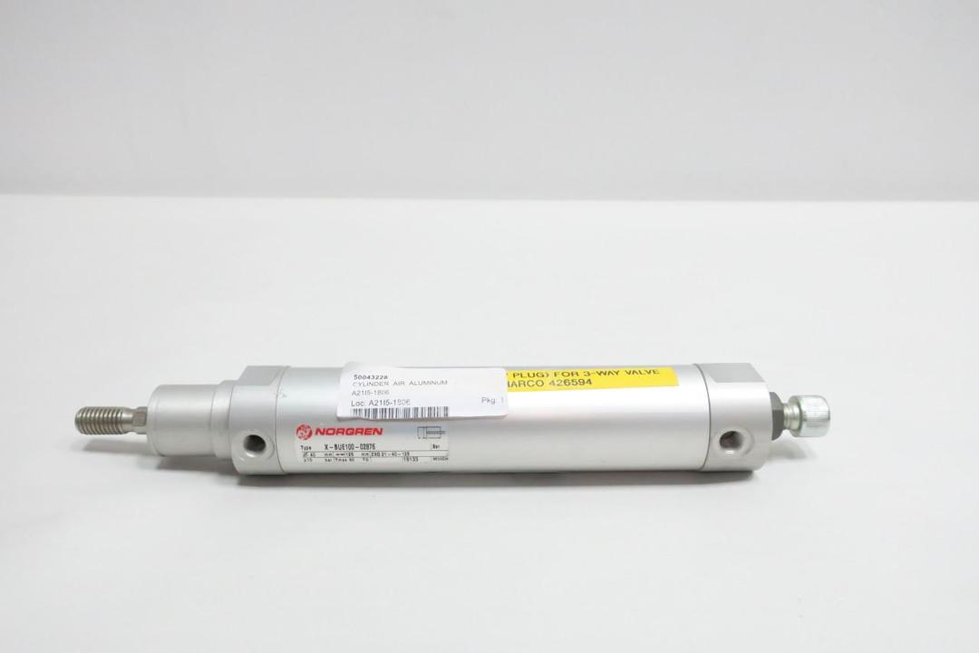 NORGREN X-BUE100-02876 ZXO 21-40-125 DOUBLE ACTING PNEUMATIC CYLINDER 40MM 125MM