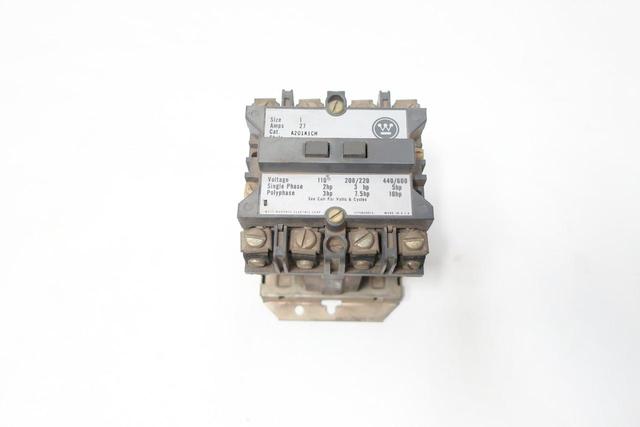 WESTINGHOUSE A201K1CH 276A134G11 SIZE 1 AC CONTACTOR 440V-AC 27A AMP 10HP