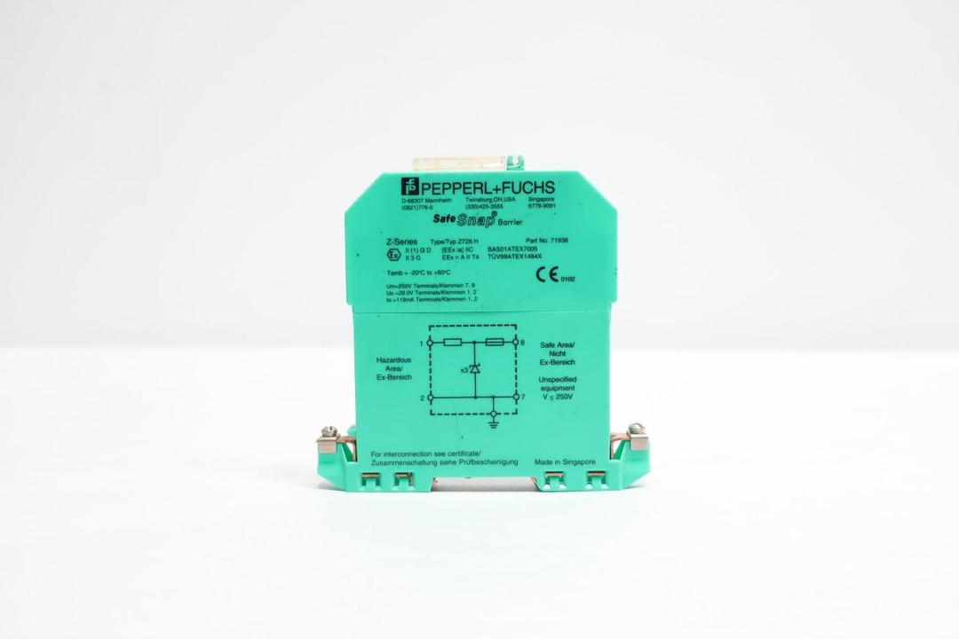 PEPPERL FUCHS Z728.H SAFETY BARRIER MODULE