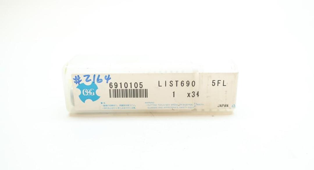 OSG 6910105 1X3/4 5FL 1IN DIA END MILL