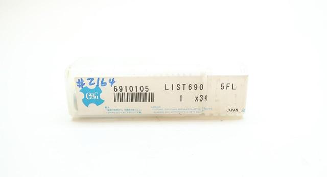 OSG 6910105 1X3/4 5FL 1IN DIA END MILL