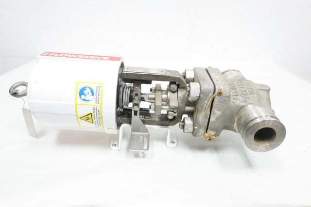 FLOWSERVE MK 1 VALTEK PNEUMATIC STAINLESS GLOBE VALVE 1-1/2IN 150