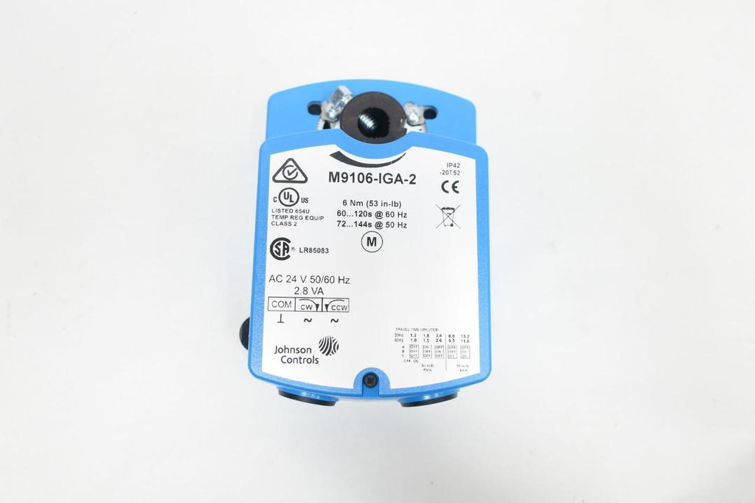 JOHNSON CONTROLS M9106-IGA-2 ELECTRIC ACTUATOR 24V-AC