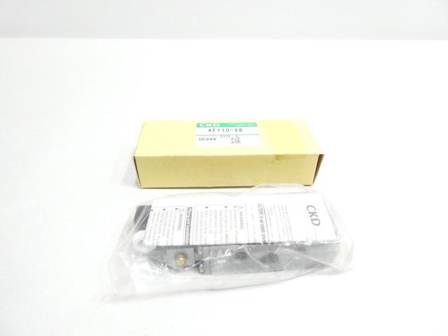 CKD 4F110-08 PNEUMATIC SOLENOID VALVE 24V-DC 1MPA