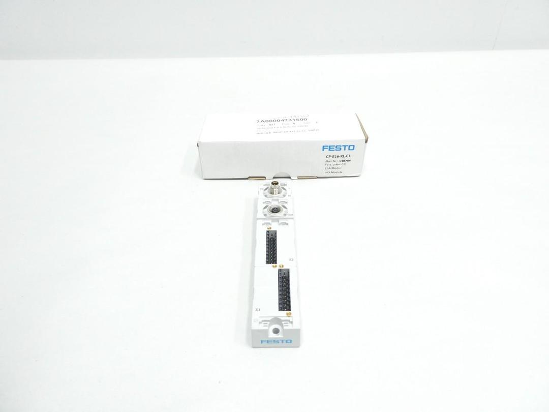 FESTO CP-E16-KL-CL I/O DISTRIBUTION MODULE