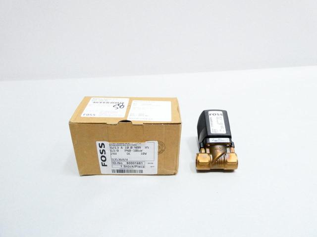FOSS 6213 A 10.0 NBR MS SOLENOID VALVE 24V-DC 3/8IN NPT