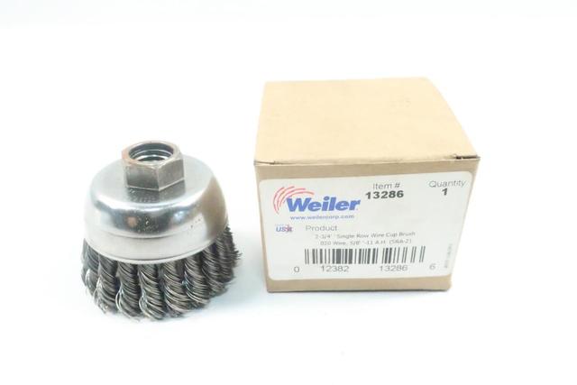 WEILER 13286 2-3/4IN SINGLE ROW WIRE CUP BRUSH