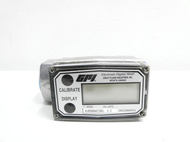 GPI A103GMA025NA1 DIGITAL FLOW METER 1IN NPT