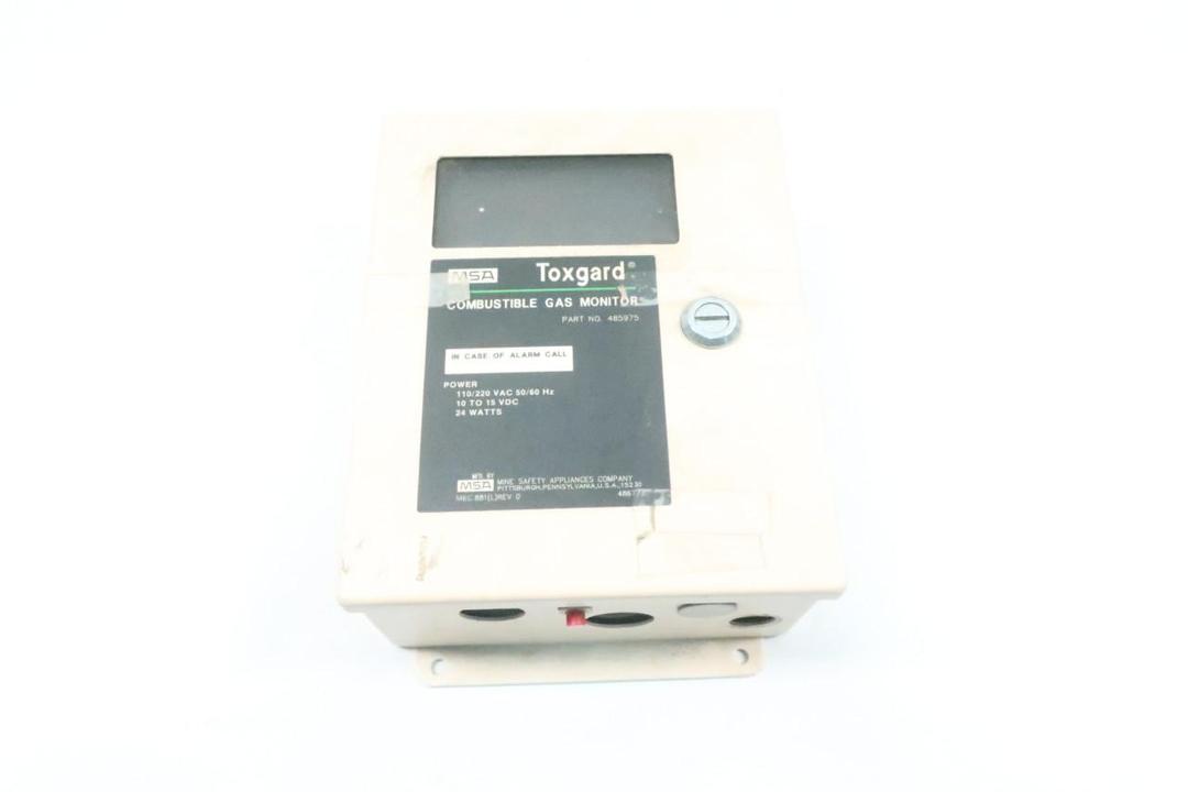 MSA 485975 TOXGARD COMBUSTIBLE GAS MONITOR 110/220V-AC