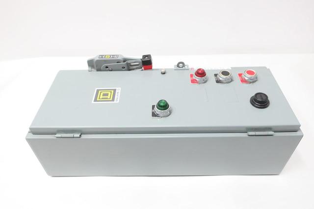 SQUARE D 8538SBG11V81AFF4P71P72T 8536SBO2S SIZE 0 COMBINATION STARTER 120V 5HP