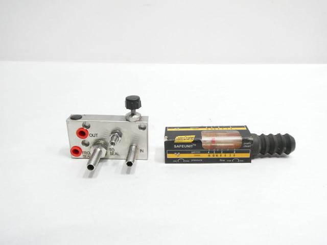 JOHN CRANE SFQ-08-00-00/AC-1 VARIABLE AREA FLOW METER 0-4GPM