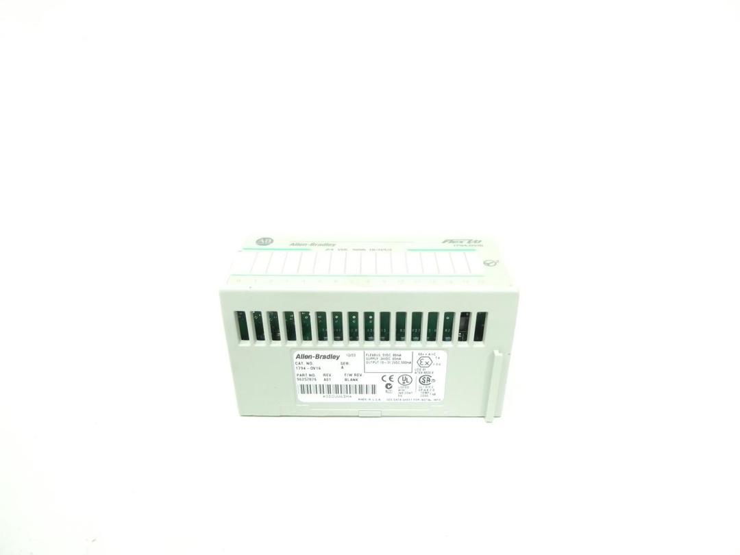 ALLEN BRADLEY 1794-OV16 FLEX I/O OUTPUT MODULE SER A
